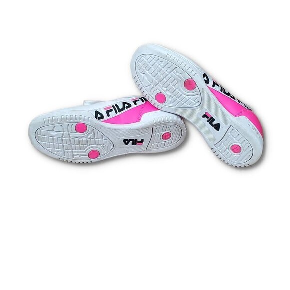 ❤️Fila Original Fitness Tape Retro White And Pink Shoe Sneakers - Picture 3 of 8